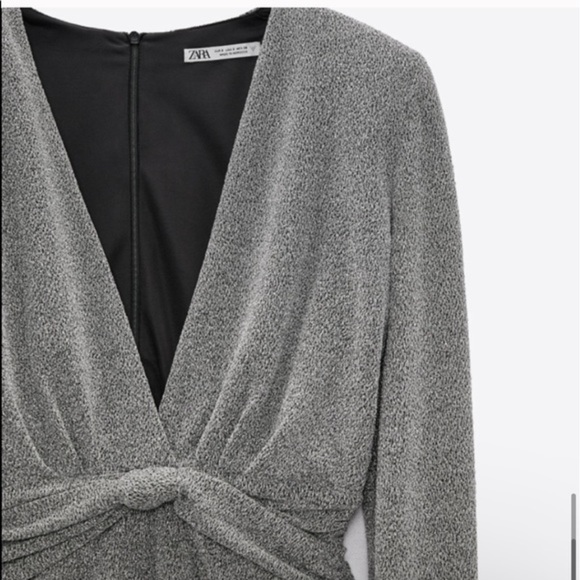 Zara dress with metallic thread - Picture 8 of 11